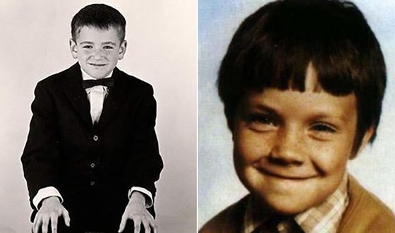 Robin Williams as a child