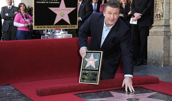 Alec Baldwin honored with a star on Hollywood Walk of Fame