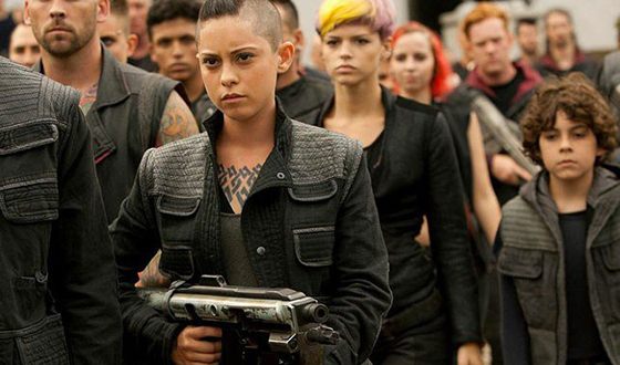 Rosa Salazar in the movie The Divergent Series: Insurgent
