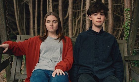 Alex Lawther and Jessica Barden in the TV Series The End of the F***ing World