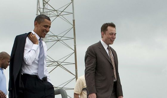 Elon Musk and Barack Obama