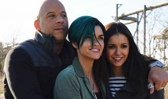 Vin Diesel, Nina Dobrev and Ruby Rose on the set of the 3rd part of “xXx”