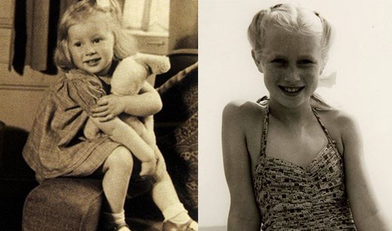 Helen Mirren (Elena Mironova) in her childhood