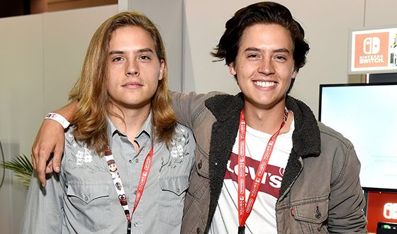 Twin brothers Dylan and Cole Sprouse