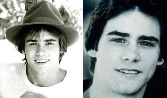 Jim Carrey before becoming a famous comedian