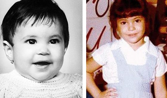 Shakira as a child