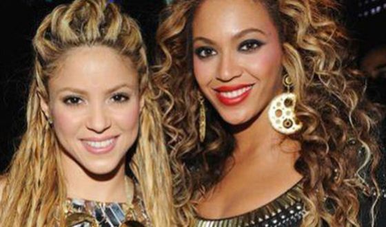 Shakira and Beyoncé