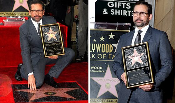  In 2016 Steve Carell received the cherished nominal star on the Hollywood Walk of Fame