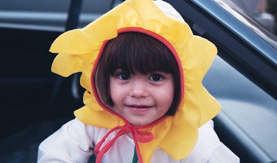 Camila Mendes in her childhood