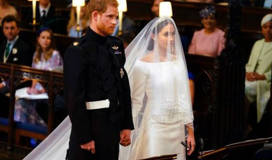 Wedding outfits of Meghan Markle and Prince Harry