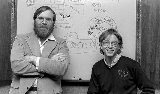 Bill Gates and Paul Allen met in 1968