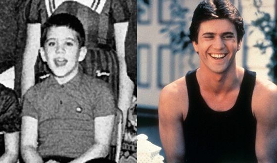 Mel Gibson in childhood and youth