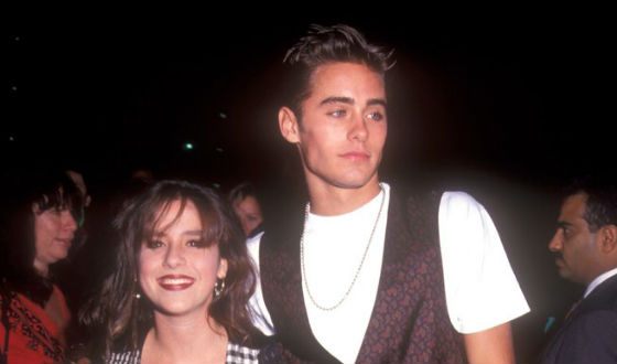 Jared Leto with Soleil Moon Frye