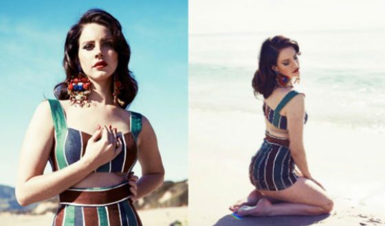 Lana Del Rey in a swimsuit