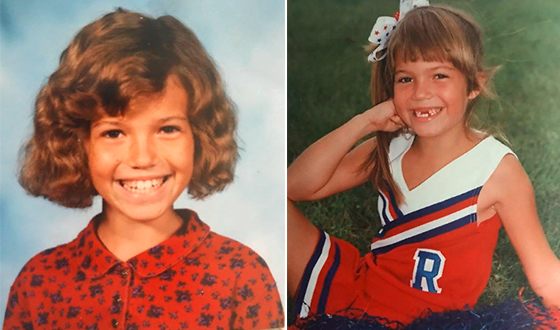 Mandy Moore as a child