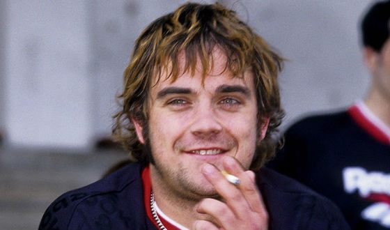 Robbie Williams after his leaving from Take That (1996)