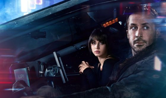 Ana de Armas and Ryan Gosling in the «Blade Runner 2049»