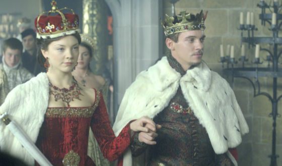 The royal wedding: Dormer and Meyers in The Tudors