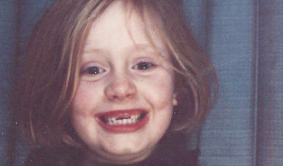 Photo of Adele as a child