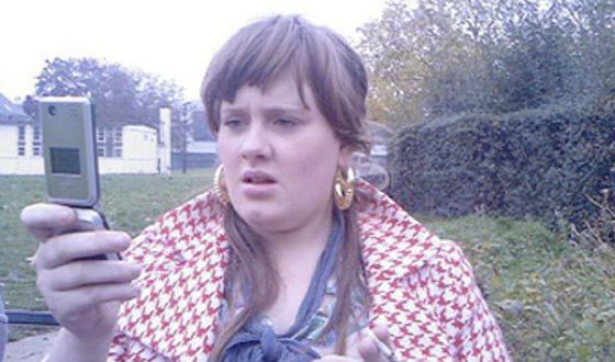 School photo of a singer Adele