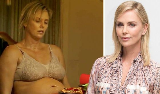 Charlize Theron had to gain nearly 50 pounds for her role in Tully