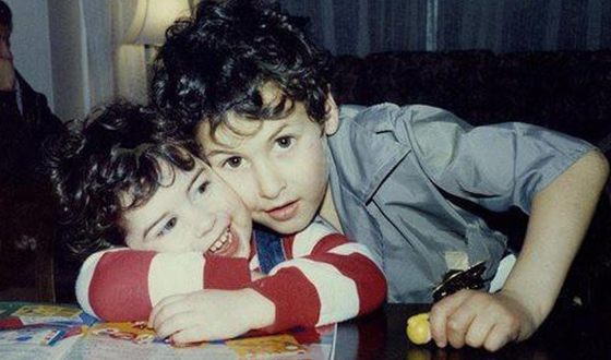 Little Amy Winehouse with Her Brother