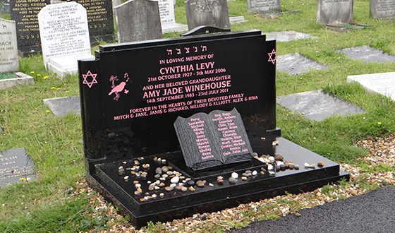 Amy Winehouse is Buried Next to Her Grandma at a Jewish Edgwarebury Lane Cemetery in Edgware