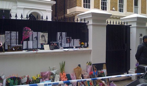 Amy Winehouse's House Where She Was Found Dead on July 23, 2011