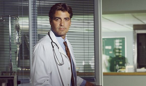 George Clooney in the «ER» series