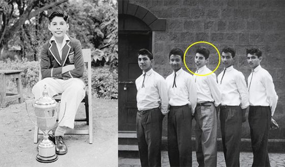 Farrokh Bulsara (Freddie Mercury) in school years