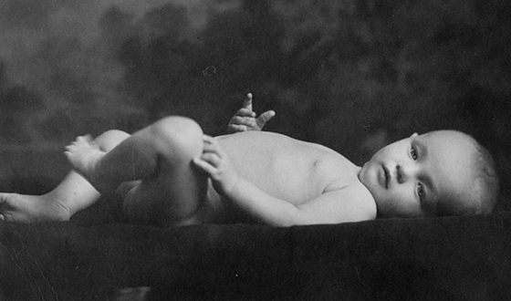 Norma Jeane (Marilyn Monroe) as an infant