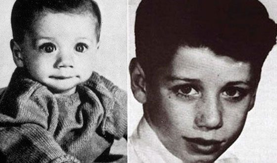 John Travolta as a child