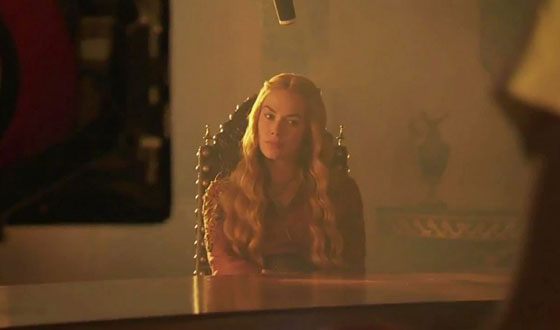 Lena Headey filming «Game of Thrones»