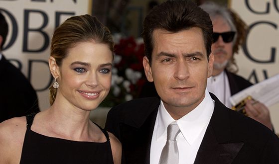 Charlie Sheen with Denise Lee Richards