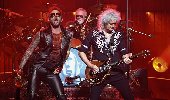 At the concert of Queen with Adam Lambert(2017)