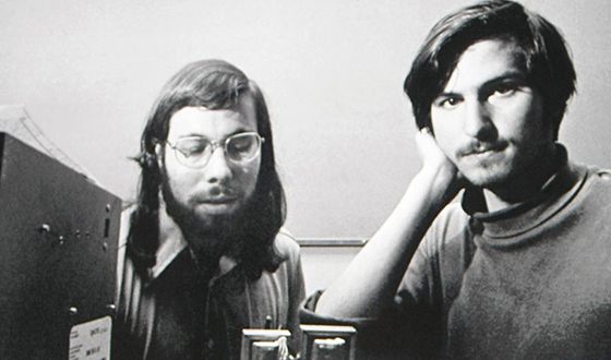 Steve Jobs and Steven Wozniak