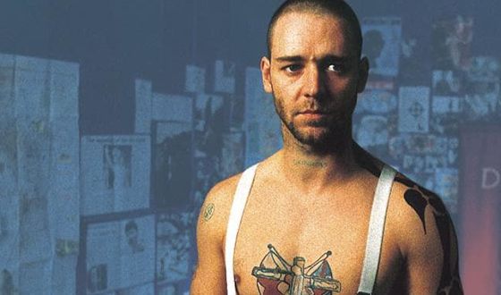 Russell Crowe in the film «Romper Stomper»