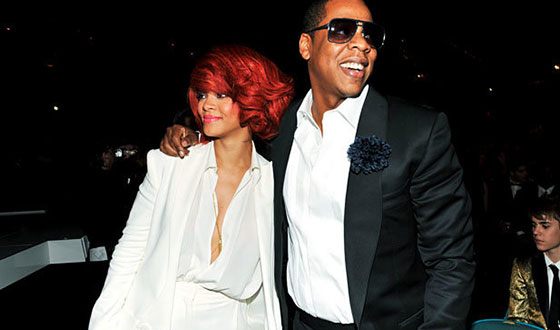 Rihanna and Jay Z
