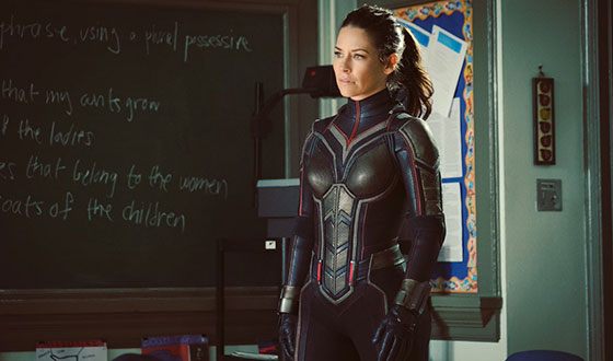 Evangeline Lilly playing the Wasp