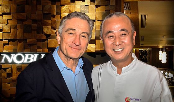  Robert De Niro owns a chain of «NOBY» restaurants of Japanese cuisine