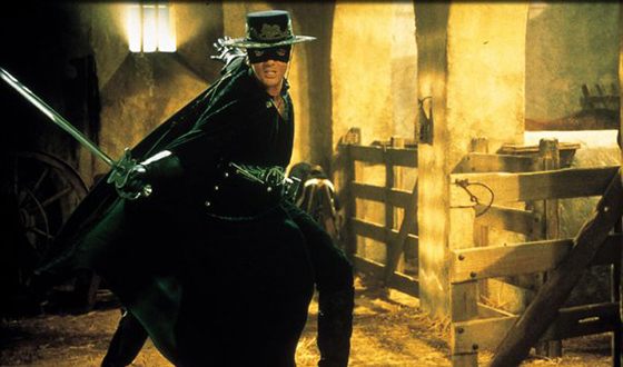 Antonio Banderas in the film called «The Mask of Zorro»