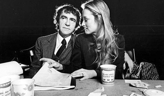 Joseph Papp and Meryl Streep
