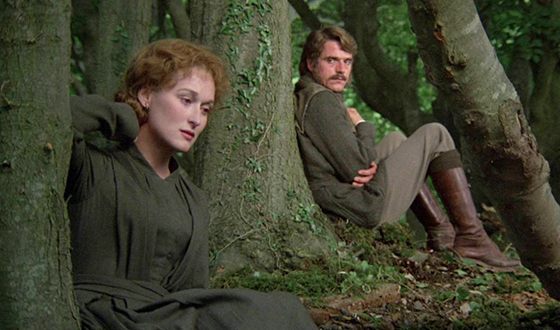 Meryl Streep in the film «The French Lieutenant's Woman»