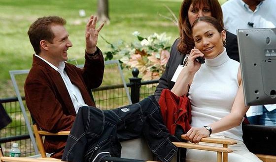 On the set of the film «Maid in Manhattan»