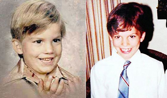 Ashton Kutcher as a child