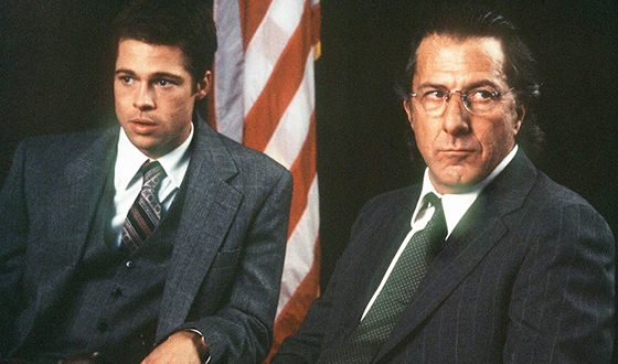 Dustin Hoffman and Brad Pitt in the Sleepers