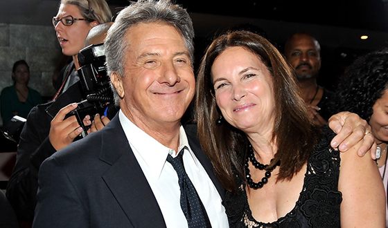 Dustin Hoffman with Lisa Gottsegen