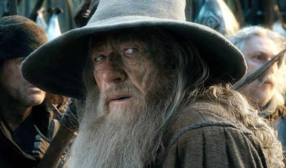 Ian McKellen in the film The Lord of the Rings