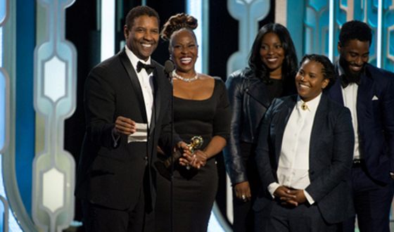 Denzel Washington with this family Denzel Washington with this family