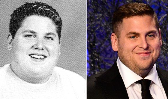 Jonah Hill in his youth and now
